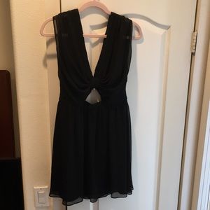 Alice + Olivia Black Cut-out Dress